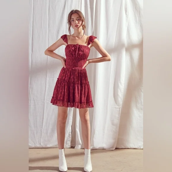 💘 Storia Lucky Star Ruffle Dress - Picture 2 of 9